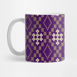 Purple ethnic pattern Mug